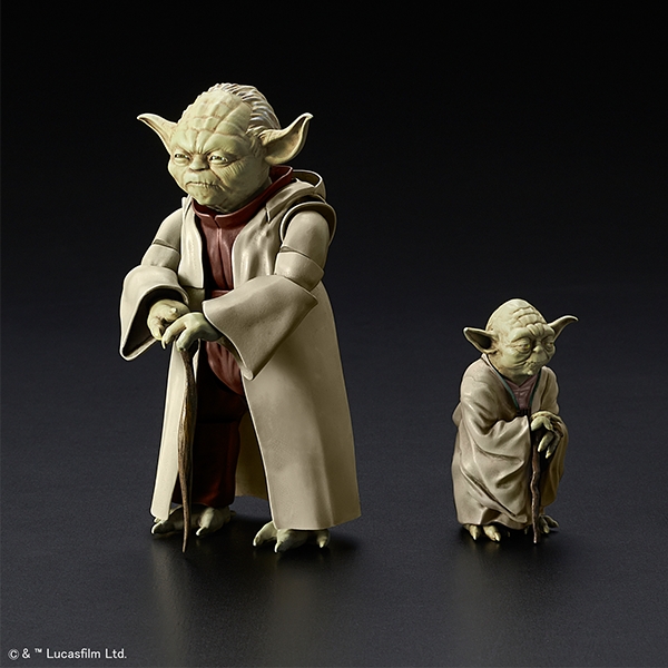 Ban214473 1 By 6 Scale Yoda Plastic Model Kit From Star Wars Character Line