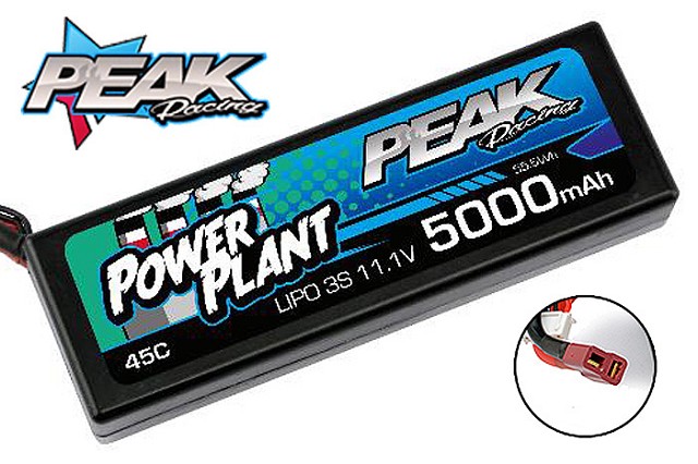 Pek00553 11.1v Power Plant 5000 45c Lipo Battery With Deans Connector