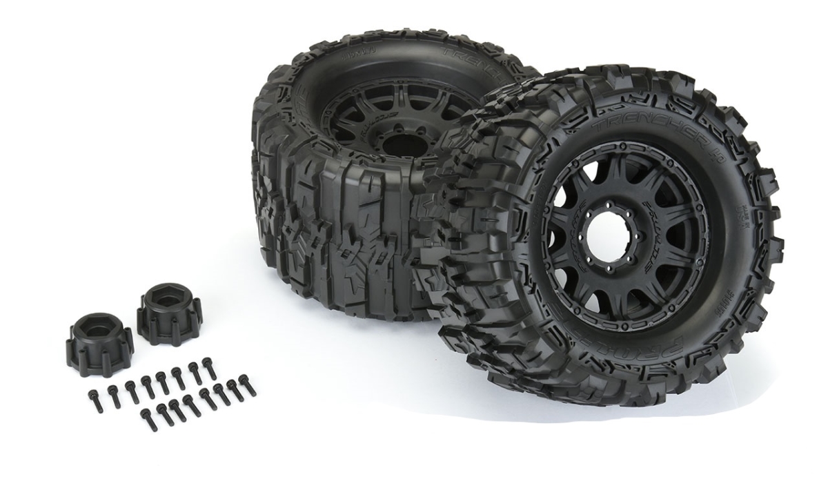 Pro1015510 3.8 In. Trencher Hp All Terrain Belted Tires, Black