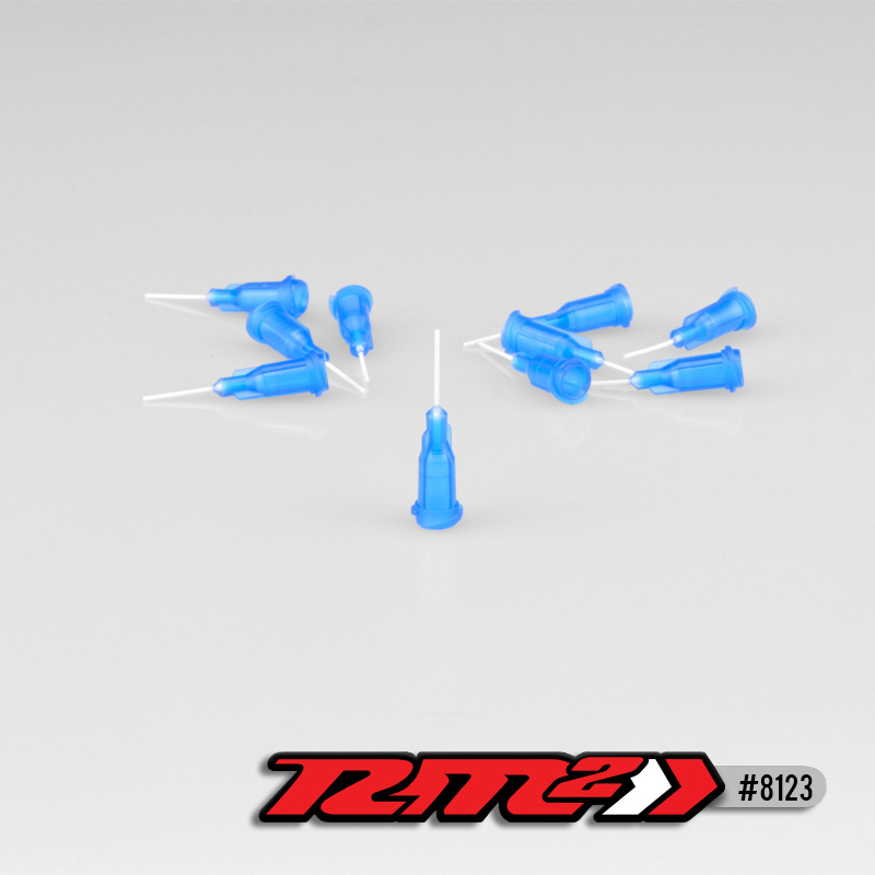Jco8123 Thin Bore Glue Tip Needles, Blue - 10 Piece