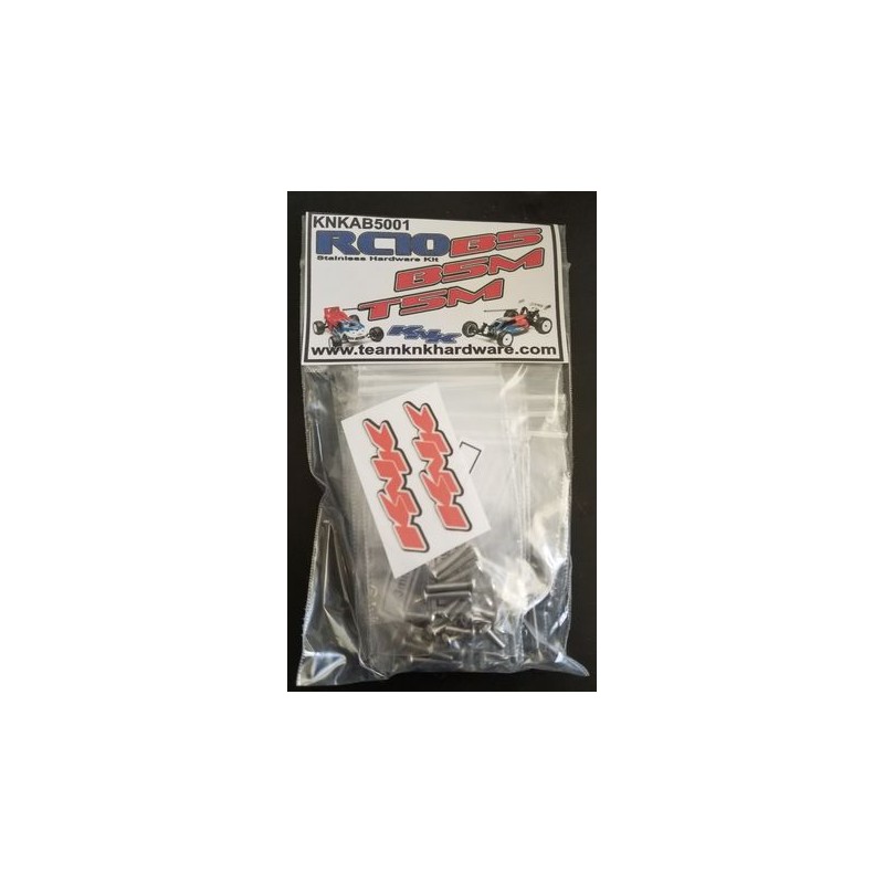 KNKAB5001 Stainless Hardware Kit for Team Associated B5, B5M & T5M - 138 Piece