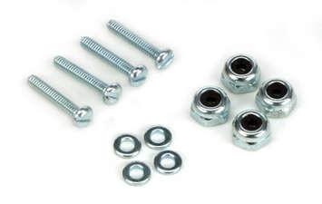 2-56 x 0.5 in. Bolt Sets with Lock Nuts - Pack of 4