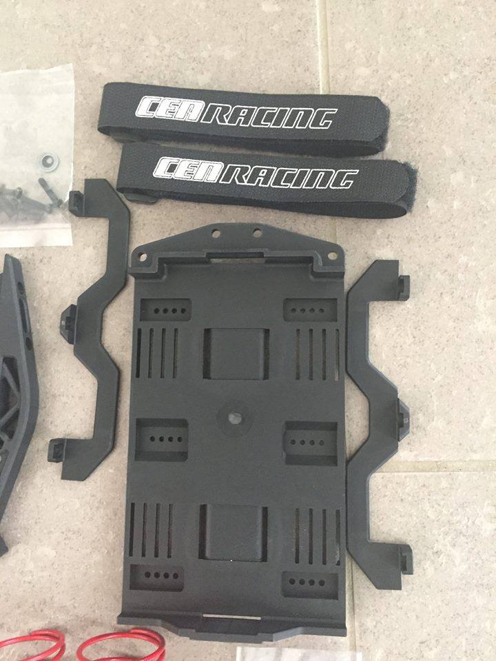 Cegckr0405 Adjustable Battery Tray Spare Parts Set, Black