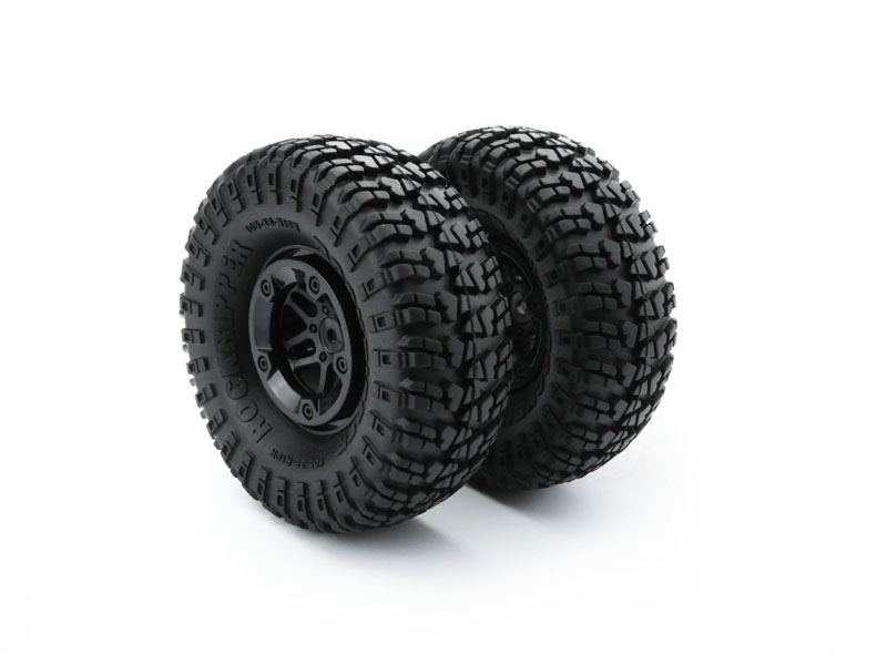Cis15839 Tire & Wheel Set For Sca-1e Spare Parts Set, Black