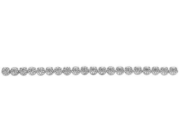 23554 5 CT Womens Round Cut Diamonds 14K White Gold Tennis Bracelet