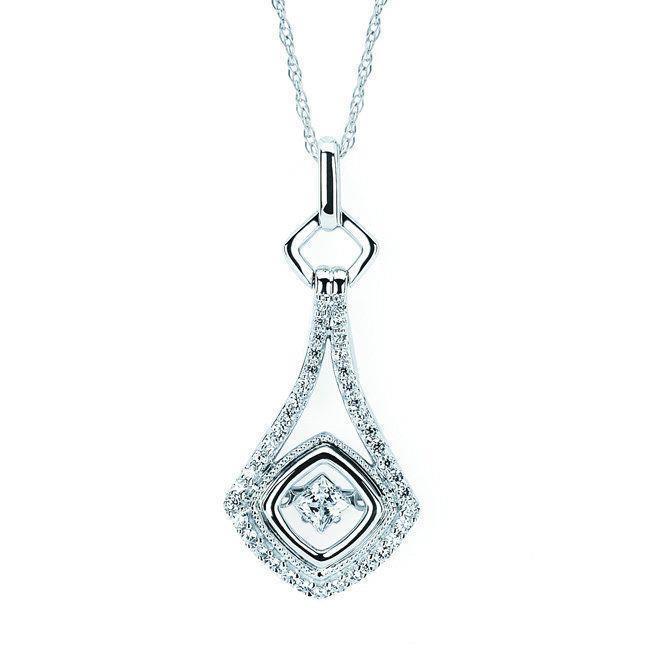29987 1.5 Ct Ladies Sparkling Diamonds Diamonds Pendant Necklace