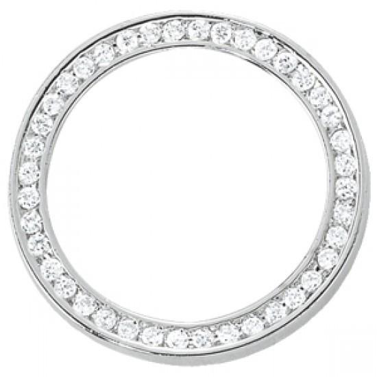 Hc10845 1 Ct Sparkling Round Diamonds Pendant Necklace Without Chain Gold 14k - Color F - Vvs1 Clarity