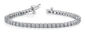 23404 4 CT Diamond Lady Fine Jewelry Solid White Gold Tennis Bracelet