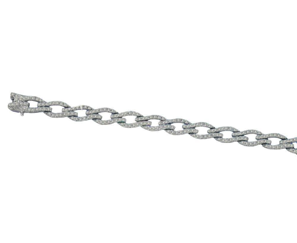 8427 3.01 Ct Sparkling Diamonds 14k Solid Gold Tennis Bracelet