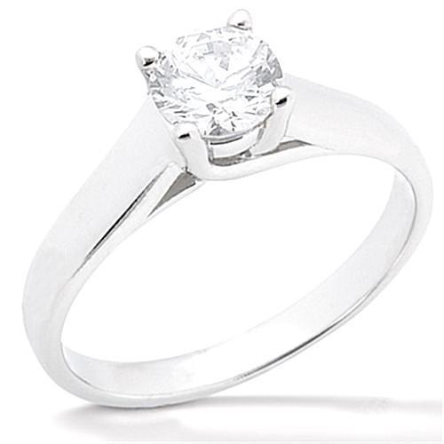 11556 2.01 Ct Round Brilliant Diamond Solitaire Ring White Gold F Vs1 Diamond Ring
