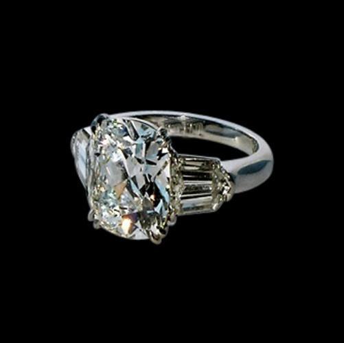 11563 1.91 Ct Diamonds Three Stone Women Wedding Ring - White Gold