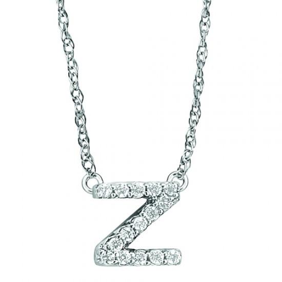 Hc11001 0.45 Ct Round Diamonds White Gold 14k Pendant Necklace With Chain - Color F - Vvs1 Clarity
