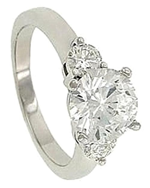 11503 2.01 Diamond Royal Engagement Ring Three Stone Diamond Ring