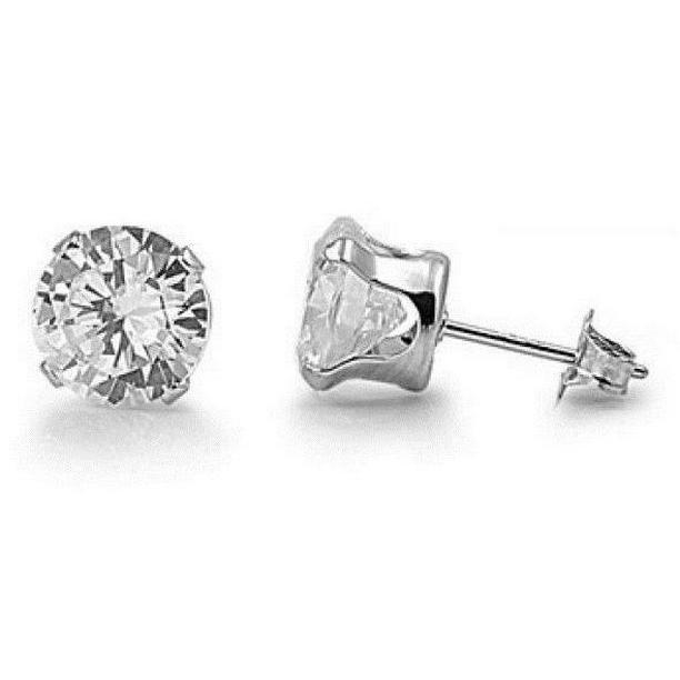 49192 2.00 CT Ladies Round Brilliant Cut Diamonds Stud Earrings, White Gold
