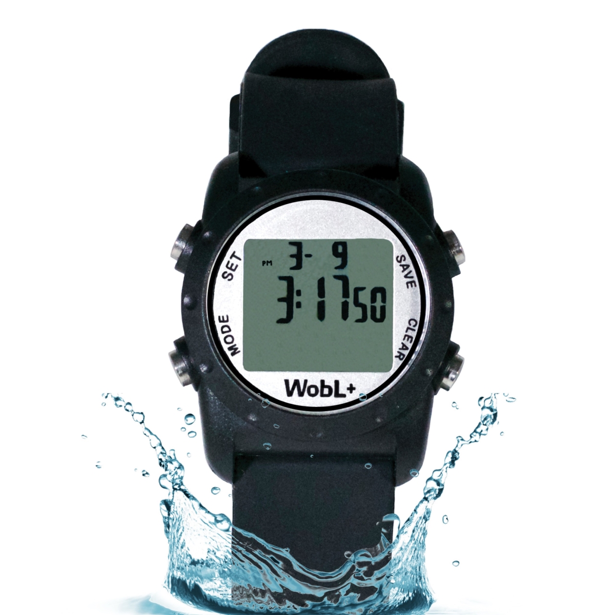 Hc-wobl Plus Bk Wobl & Vibrating Watch - Black