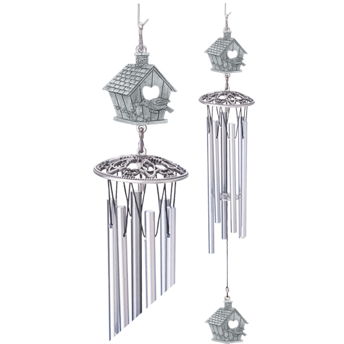 Wc4077 Birdhouse Wind Chime