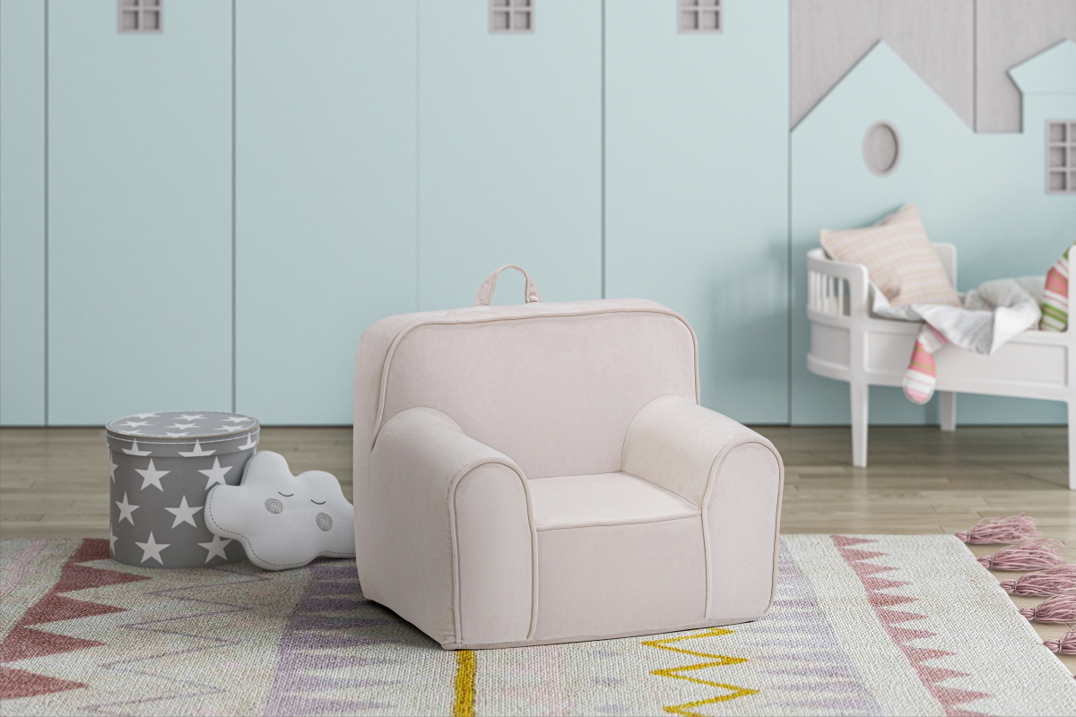 904FCS-WH Kuddlez Kids Foam Chair White