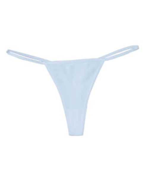 UPC 846503000020 product image for Bella Plus Canvas B301-Baby Blue-M Womens Cotton Spandex Thong Bikini Baby Blue  | upcitemdb.com