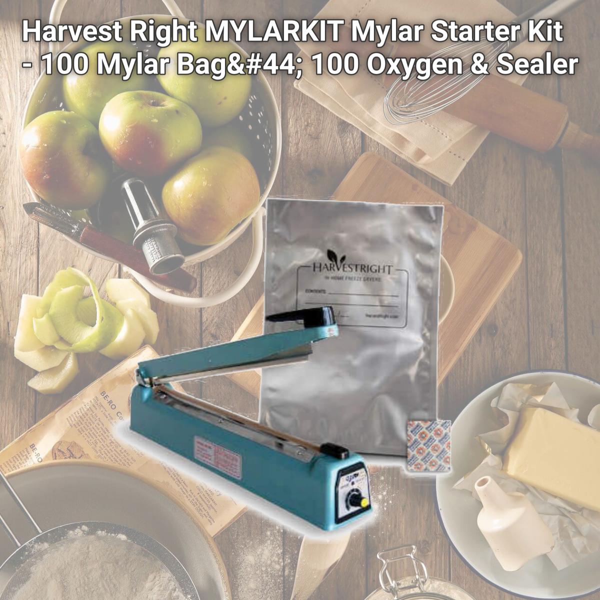 Picture of Harvest Right MYLARKIT Mylar Starter Kit - 100 Mylar Bag, 100 Oxygen & Sealer