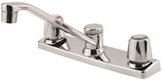 3558133 Kitchen Faucet 2-handle Chrome, Metal Handles Lead Free 1.75 Gpm