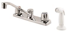 3558135 Kitchen Faucet 2-handle Chrome, Metal Handles Lead Free - 1.75 Gpm