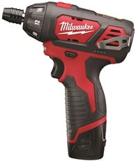 811058 M12 Cordless 12 Volt Lithium-ion Screwdriver With Two Batteries, Charger & Case