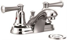 3558450 Lead Free Capstone Bathroom Faucet Two Handle, Chrome - 1.2 Gpm