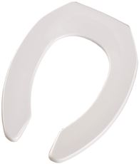 Bemis Ty-0286807 Toilet Seat Elongated Open Front Less Cover, White