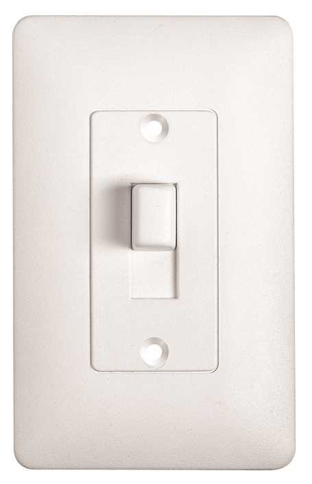 5070w Toggle Switch Cover-up White