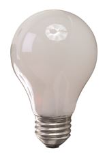 2489069 Incandescent Lamp A15, 15 Watt, 120 Volts, Medium Base, Inside Frost