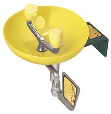 Sx-0280180 Wall Mounted Eye & Face Wash With Yellow Plastic Bowl