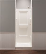 3557742 Durawall Fiberglass Shower Wall Kit, 3 Piece, 3 Shelves, 32 X 32 In. - White