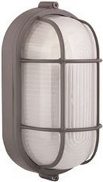 2496823 Outdoor Oval Wall Lantern, Black, 8- .25 X 4-0.75 In., Uses 60-watt Medium Base Lamp