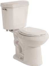 Select High Efficiency All-in-one Round Front Comfort Height Toilet With Plastic Seat 1.28 Gpf