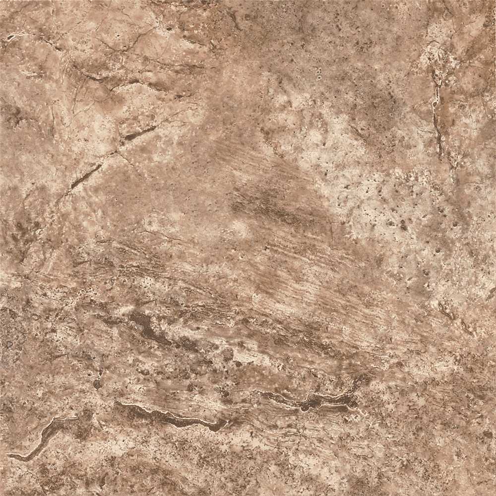 25208 Armstrong Peel N' Stick Tile 12 In. X 12 In. Fawn Travertine Silver 1.14mm (0.045 In.) / 45 Sq. Ft.