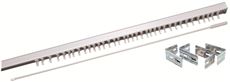 289290 Vertical Blind Steel Headrail With Wand, 47 In.