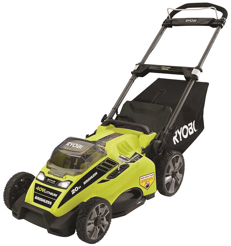 Ry40180 40-volt Brushless Lithium-ion Cordless Electric Mower Kit With 5.0ah Battery