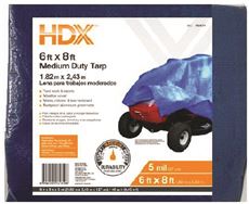 EAN 9506000031828 product image for HDX 3553947 Polyethylene Medium Duty General-Purpose Tarp 6 x 8 ft. - Blue | upcitemdb.com