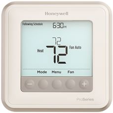 3570151 T6 Pro Programmable Thermostat, 2 Heat & 1 Cool Heat Pump Or 1 Heat & 1 Cool Conventional