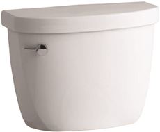 1.28 Gpf Cimarron Watersense High Efficiency Toilet Tank With Left Hand Trip Lever, White