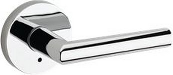 Kwikset 2479628 Milan Privacy Lever, Polished Chrome