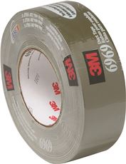 1028560 Extra Heavy-duty 6969 Duct Tape, Black - 1.88 In. X 60 Yards