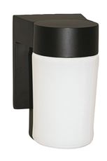 2496824 Outdoor Wall Lantern With Uses 60w Medium Base Lamp, Black - 6.5 X 4.5 In.