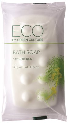 3571303 Eco By Green Culture Bath Soap Bar, 1 Oz - 300 Per Case