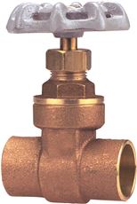 1 In. Gate Valve, Lead Free