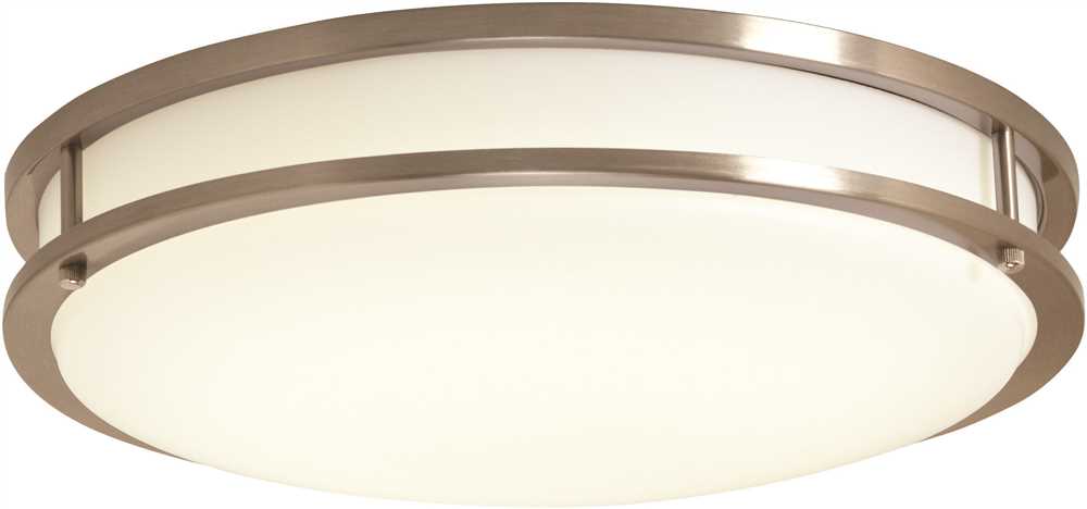 Ev1412l30-35 Led Low Profile Ceiling Fixture Brushed Nickel 12 In. Integrated Led Included