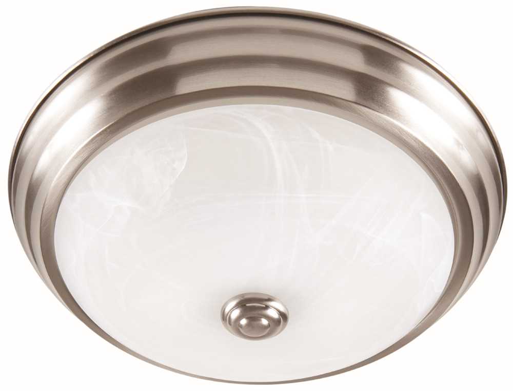 Evled502-35 Led Flush Mount Ceiling Fixture Brushed Nickel 11 In. Integrated Led Included