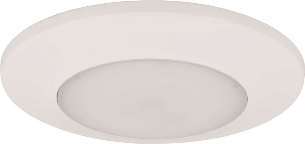 Lbsleda10l30k9 Wh Prescolite Led Surface Mount Fixture Round 7 In. 3000k 1 000 Lumens 90 Cri 120 Volts Wet Location White