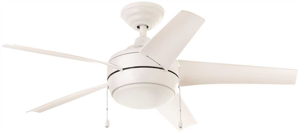 UPC 076335256191 product image for 37566 44 in. Windward LED Indoor Ceiling Fan with Light Kit, Matte White | upcitemdb.com