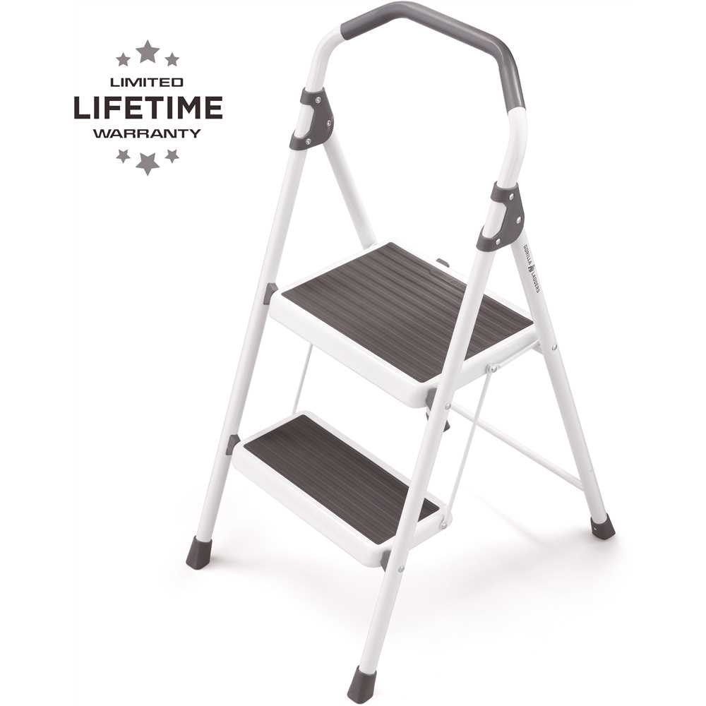 UPC 722571012496 product image for GLS-2-2 2-Step Steel Lightweight Step Stool Ladder | upcitemdb.com